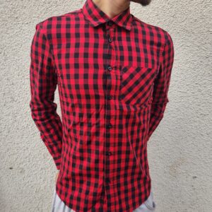 Chemise ALCOTT RED BLACK