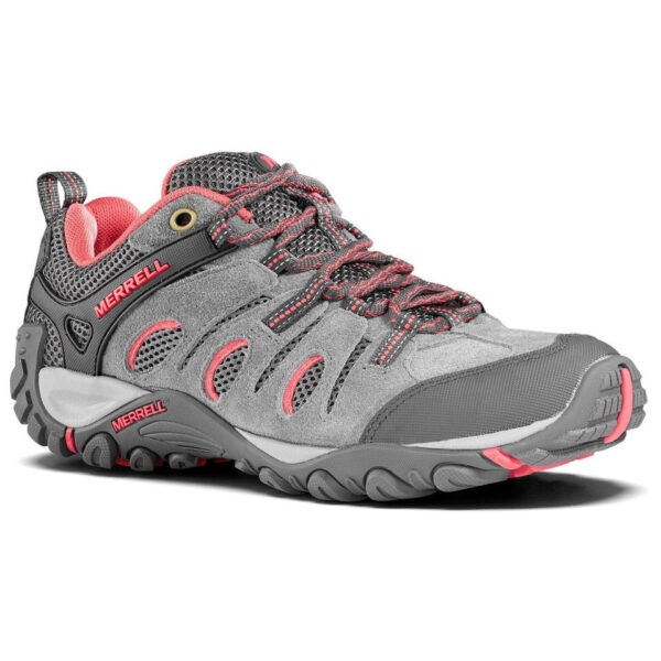 Chaussures de randonnée montagne - MERRELL CROSSLANDER Gris/Rose - Femme – Image 2