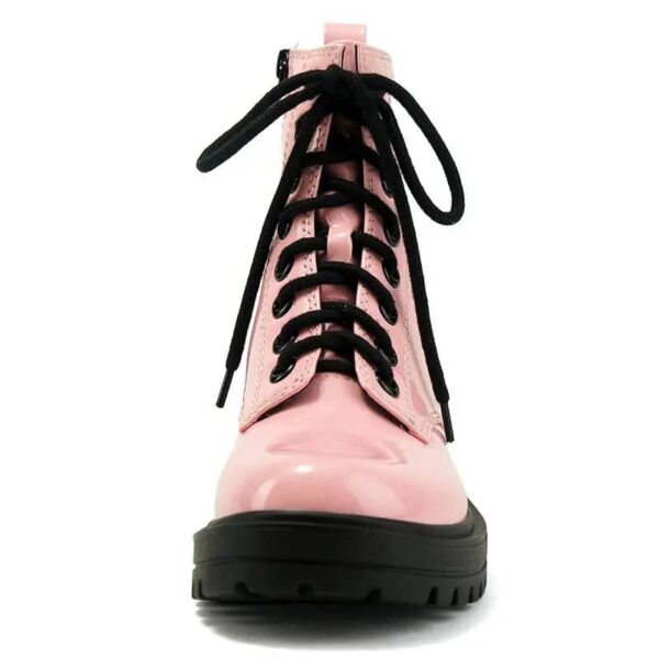 bottes combat à lacets rose SHEIN – Image 4