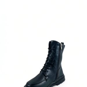 Bottines à lacets Noir SHEIN