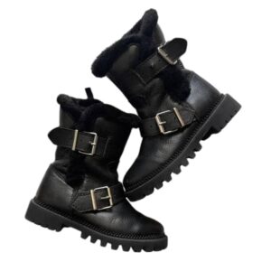 Boots chauds en cuir véritable ZARA KIDS 3149 303 040
