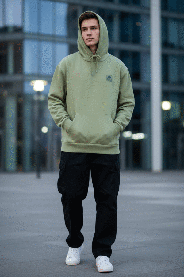 Sweat à capuche SPRINGFIELD Kaki – Image 4