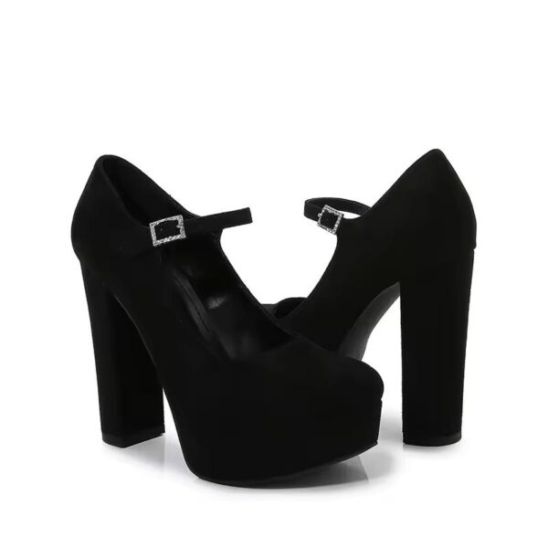 Escarpins SHEIN en daim à talons hauts SHWCA099 – Image 2