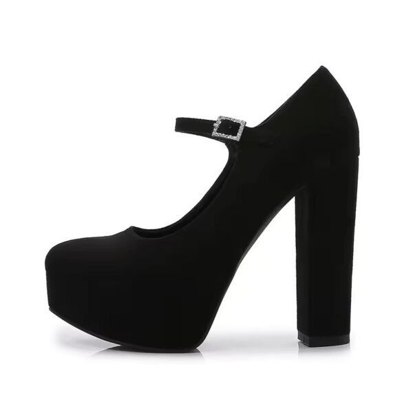 Escarpins SHEIN en daim à talons hauts SHWCA099 – Image 3