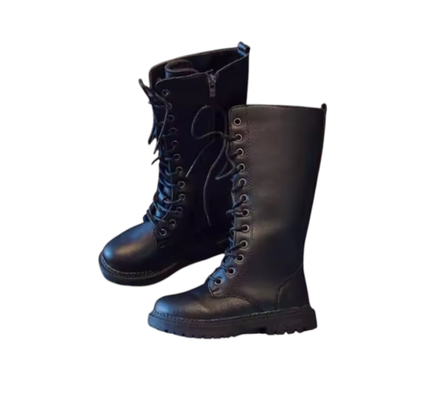 Bottines à lacets Noir SHEIN