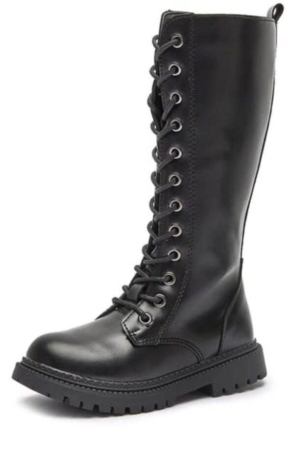 Bottines à lacets Noir SHEIN – Image 2