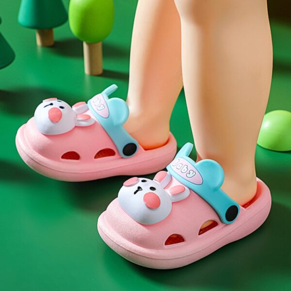 Sandales crocs SHEIN en coutchouc souple pour filles SHBACA027