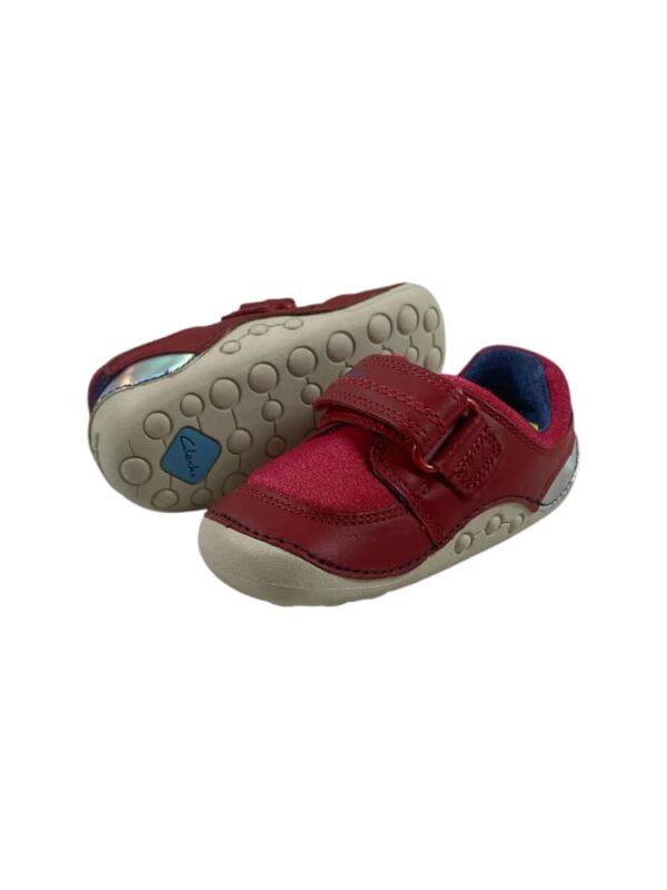 Chaussures en cuir pour bébés Clarks premiers pas