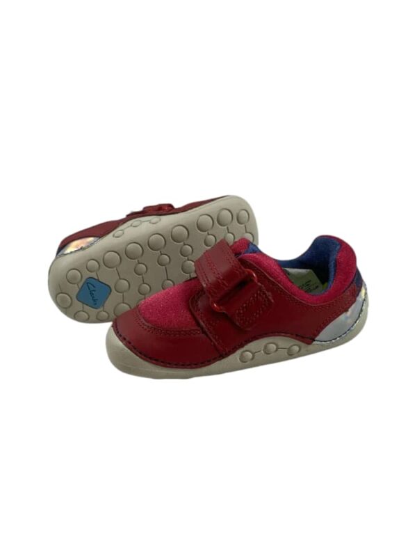 Chaussures en cuir pour bébés Clarks premiers pas – Image 2