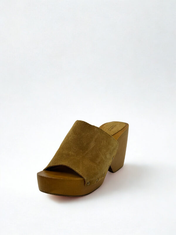 Sabot en cuir semelle en bois Pull&Bear 1340 111 032 – Image 2