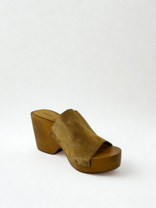 Sabot en cuir semelle en bois Pull&Bear 1340 111 032 – Image 3