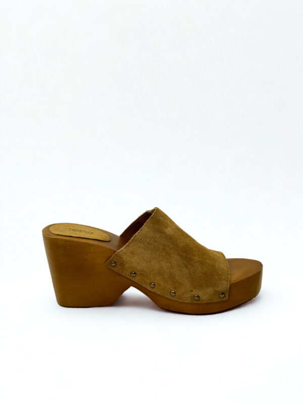 Sabot en cuir semelle en bois Pull&Bear 1340 111 032 – Image 4